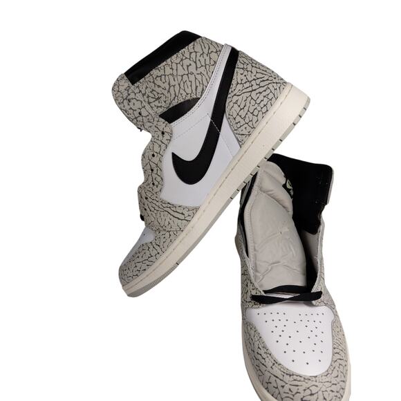 Jordan 1 Retro High OG Men\'s Shoes Tech Grey-Muslin-Black DZ5485-052 Dz 12.5 main image 5